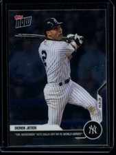 2020-21 Topps Now Chrome Derek Jeter Career Retrospective Cards Checklist 16