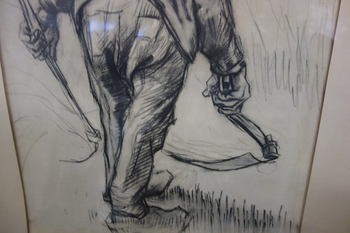 Reproduction encadré dessin Vincent van Gogh 71x54 cm - Imagen 3 de 4