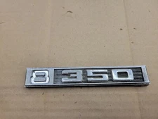 Chevy OEM 350 V8 Fender Side Emblem Badge Logo Nameplate Name Insignia 3950926