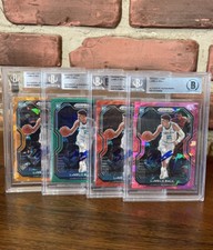 LaMelo Ball SIGNED Rookie 2020 Prizm #278, Pink & Orange Cracked Ice + Ruby Red