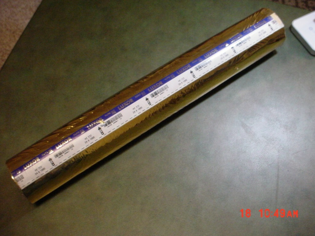 KURZ LUXOR HOT STAMPING GOLD FOIL HEAT TRANSFER 24" x 1000' EMBOSSING