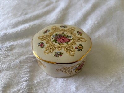 Crown Devon Trinket Box Fortnum & Mason Piccadilly London England
