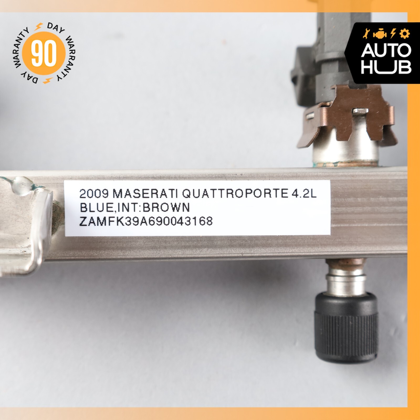 Maserati Quattroporte M139 Fuel Injection Rail Line w/ Injectors Right Side 72k