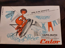 Buvard Calor Vapo Matic Zucker Motiv Heizkalender W&auml;sche Schuhe