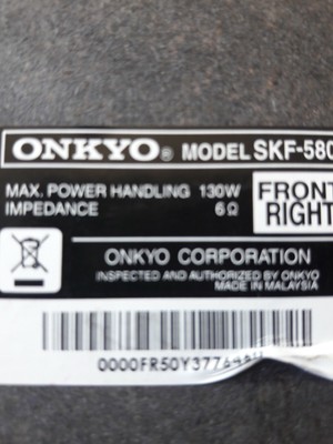 onkyo skf 580 speakers