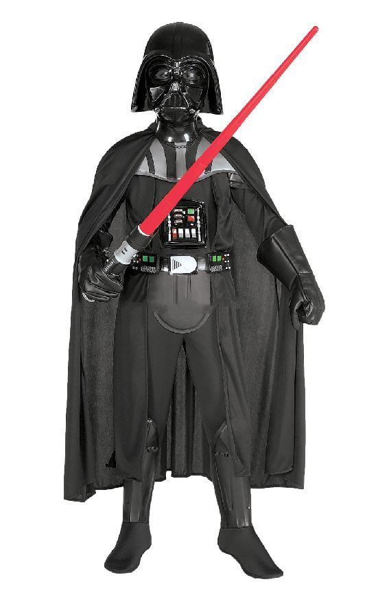 Child Official STAR WARS Girls Boys Fancy Dress Costume Darth