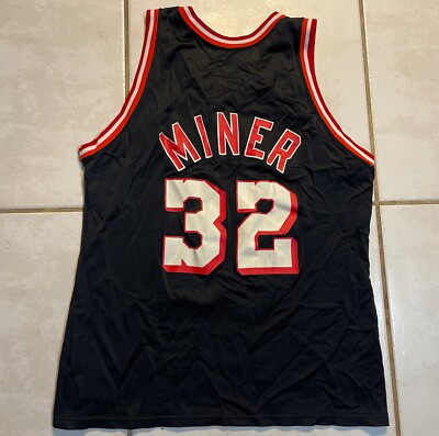 NBA ユニフォーム　ハロルド　マイナー Vintage CHAMPION Miami Heat Harold Miner NBA Jersey Men's SIZE 44