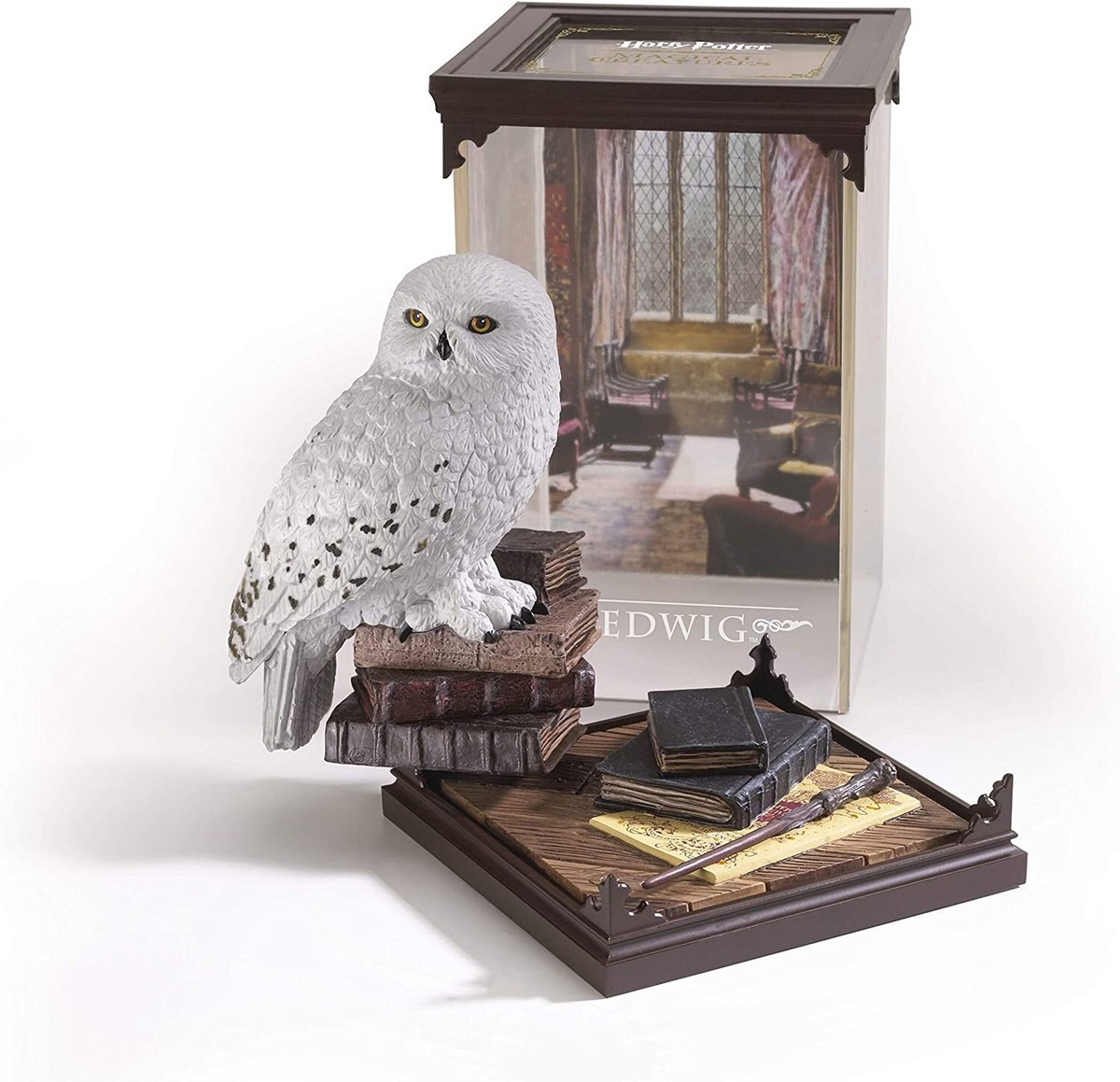 The Noble Collection - Magical Creatures Hedwig - Hand-Painted