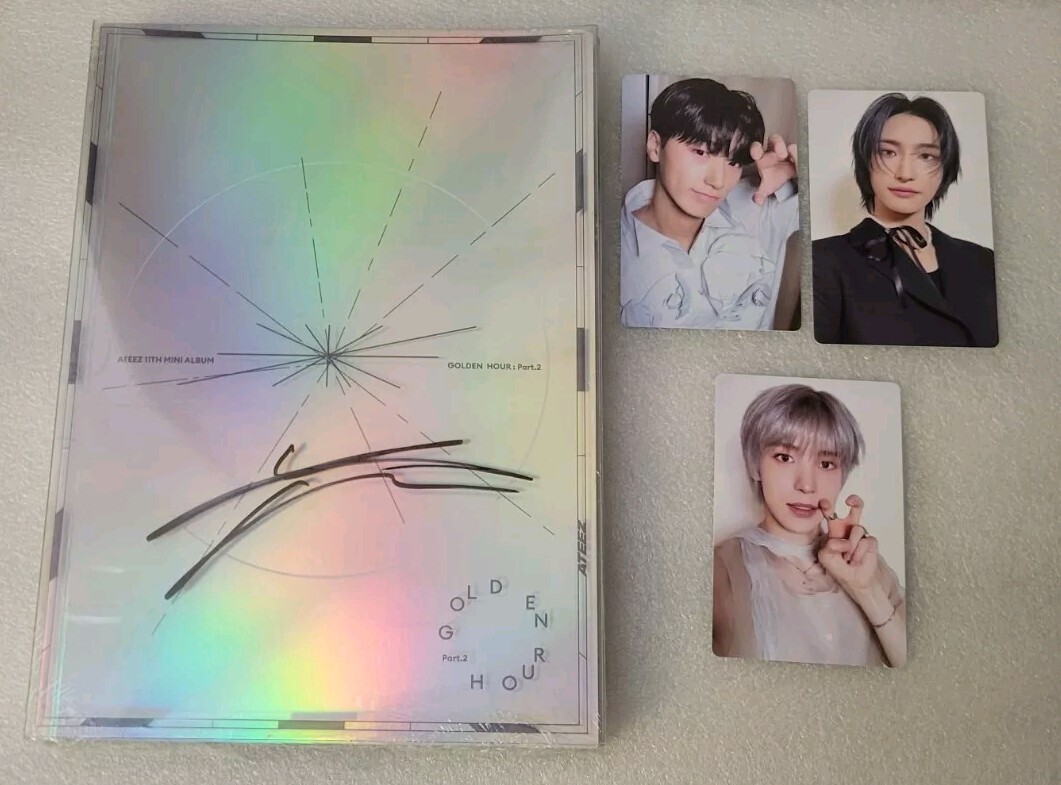Ateez Yunho Signed Golden Hour Part 2 Album