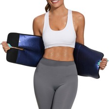 Men Waist Trimmer Belt Sweat Wrap Band Fat Burner Tummy Stomach Weight Loss Slim