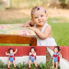 Kids Baby Golden Leaves Roses Hair Band Headband Headwear Accessories New