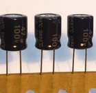 10pcs Radial Electrolytic Capacitor 47uF 100V 85°C Pitch 5mm 10x12mm 20% Yageo