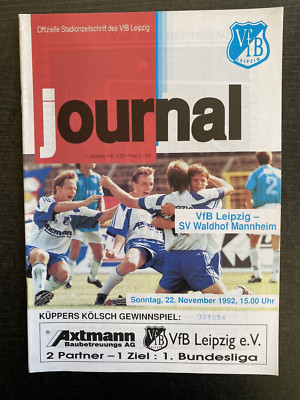 II. BL 92/93 VfB Leipzig - SV Waldhof Mannheim, 22.11.1992