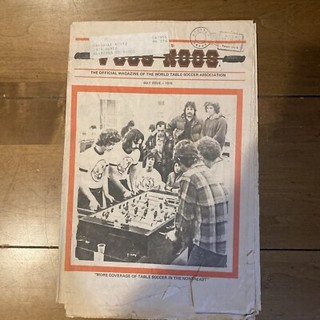 Foosball Collectable Foosnews Tournament Soccer Table Soccer