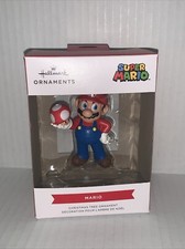 NIB Hallmark Super Mario Decorative Christmas Tree Ornament FREE US SHIPPING