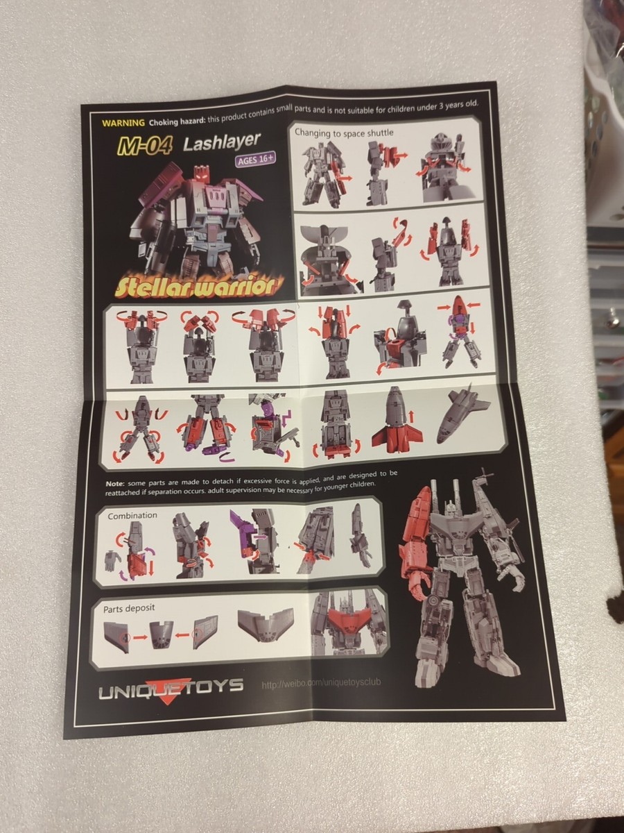 Unique Toys Stellar Warrior M-04 Lashlayer | eBay