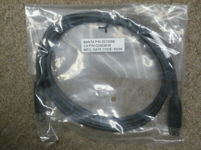 BANTA FireWire Cable (P/N: 3573058) 6 FT Long Factory Sealed  (1186)