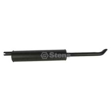 Muffler for Ford/New Holland 55" Round Aluminum Vertical FO-30, 1 7/8" Inlet