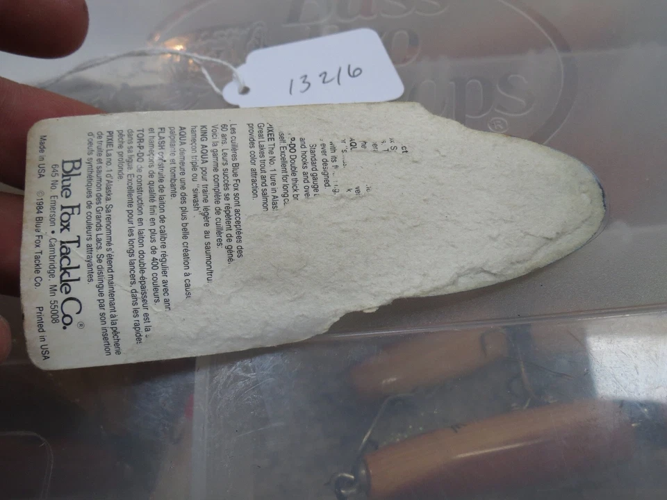 Señuelo de pesca vintage Blue Fox Dixie (lote #13216) Foto 2 de 3