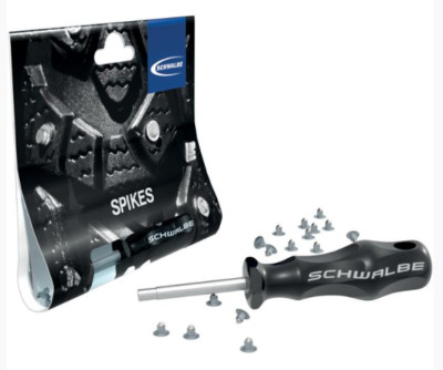 SCHWALBE Spikes, Stahl (50 Stk) + Einsetzwerkzeug