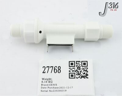 27768 GEMS FS-150 FLOW SENSOR, 0.5GPM, 1/2