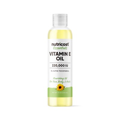 Nutricost Essentials Vitamin E Oil (8 Ounces / 220,000 IU)