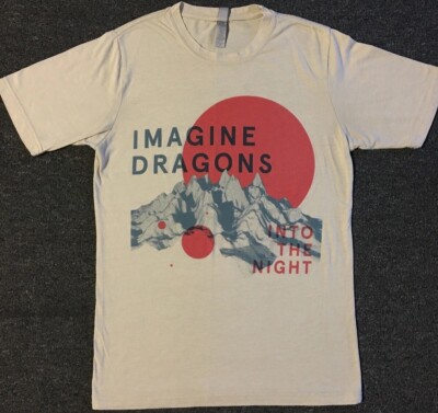 Imagine Dragons 2014 Into The Night Tour Shirt S Concert Pop Maroon 5 Vtg Y2K