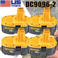 4PACK 18V For Dewalt 18 VOLT XRP DC9096 DC9098 DC9096-2 Ni-MH Battery DC9099 NEW