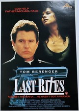 VIDEO STORE POSTER LAST RITES ORIGINAL 23.5&rdquo; X 16.5&rdquo; TOM BERENGER *VGC
