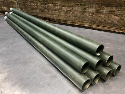 Lot Of 10 Aluminum Antenna Tower Mast Sections - 4 Feet Each, Total 40 Feet, Used Grade B, HF Band 12 thumbnail image