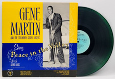 GENE MARTIN - PEACE IN THE VALLEY -  BLACK GOSPEL GREEN VINYL