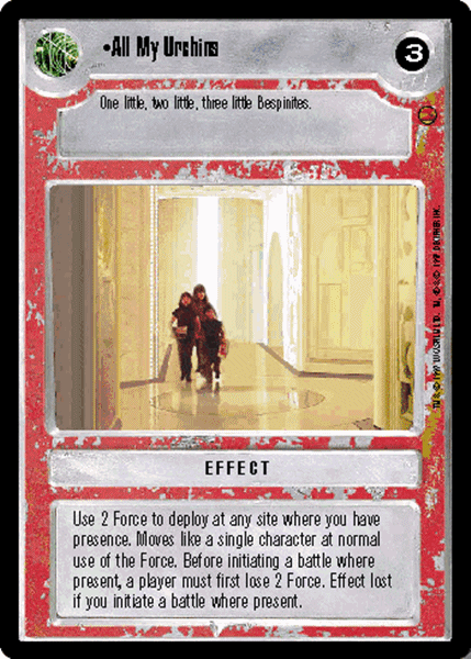 Aaa NrMint-MINT SWCCG Agggggggggg Star Wars CCG Cloud City Aiiii