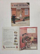 1960 vintage SHERWIN-WILLIAMS Home Decorator PAINT catalog brochure