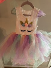 Tutu Dreams Unicorn Tutu Dress Sequin Tulle Party Dress Size/Age 5-6
