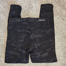 Women's Black Camouflage Jeans
