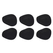 3 Pair Forefoot Pad Thickening Anti- Half Yard Pad High Heel Insole Black