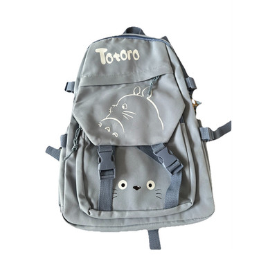 Totoro dusty blue Kinder Rucksack Cartoon Anime Schule verstellbare Träger