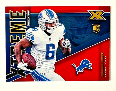 2020 Panini XR D'Andre Swift ORANGE FOIL Parallel RC Xtreme SP #/49 Lions Rookie