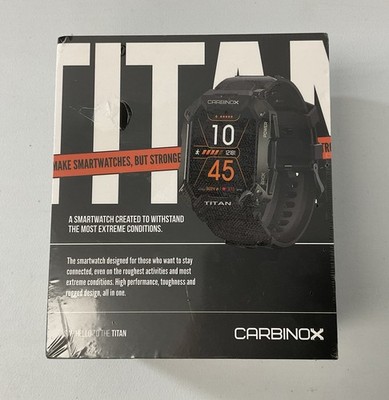 CARBINOX Titan Smartwatch IP69K Waterproof Rugged Smart Watch - NEW SEALED BOX
