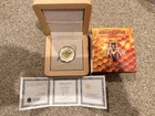 2024 Germania Maltese Bee 1oz  999.9 Silver BU W. RUTHENIUM. & GOLD 1000 Mintage