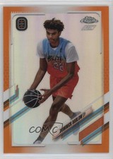 2021 Topps Chrome OTE Overtime Elite Orange Refractor 22/25 Dominick Barlow ms9