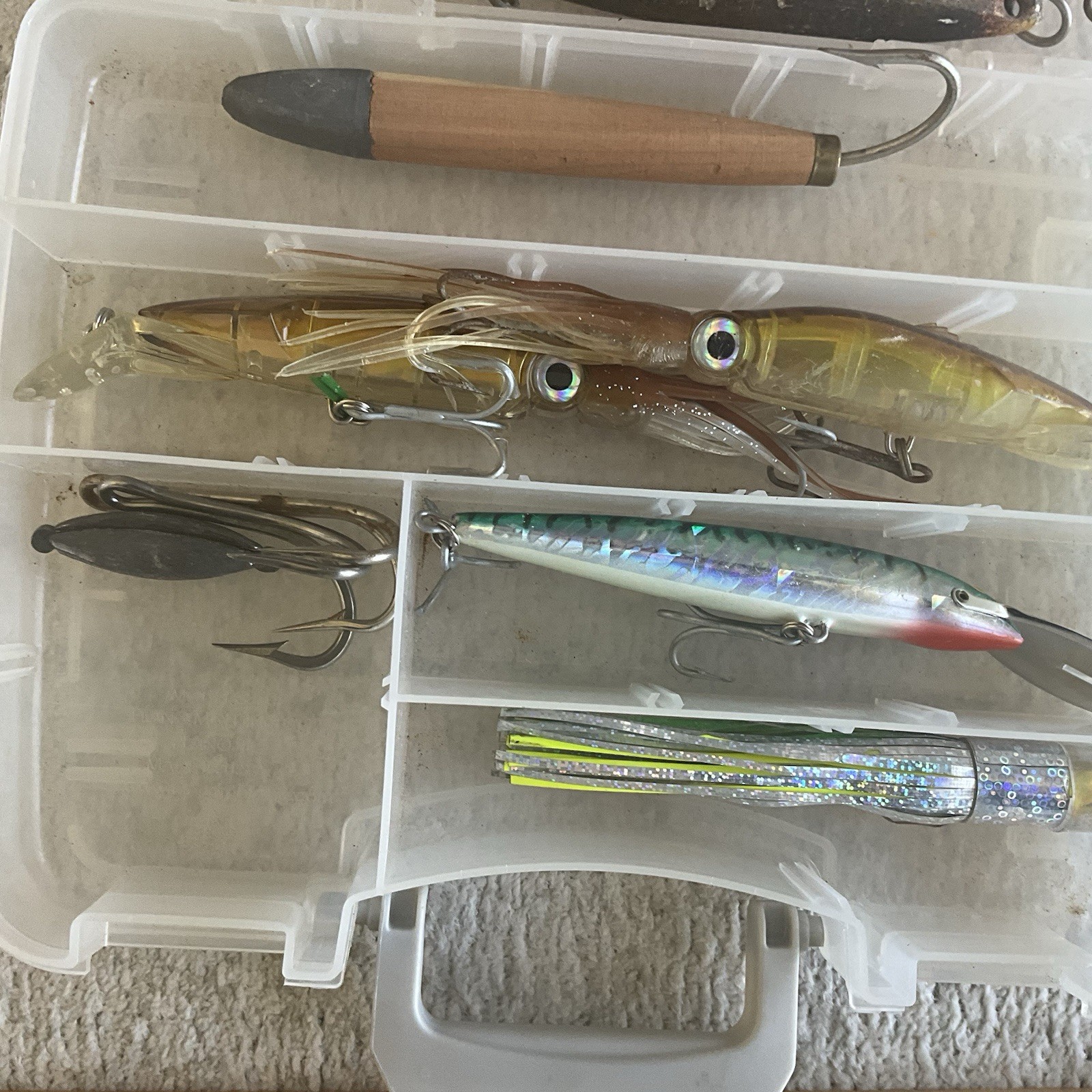 Saltwater Big Game Offshore Marlin, Maui, Wahoo, Dorado,Tuna Lures and Case - Image 3