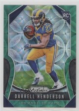2019 Panini Prizm Rookies Green Scope Prizm 73/75 Darrell Henderson #330 1g5f