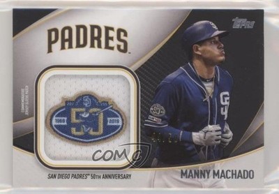 2020 Topps Special Event Jersey Sleeve Black 44/50 Manny Machado Jumbo Patch n1u
