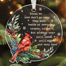 Cardinal Christmas Ornaments - Memorial Gifts, Bereavement Gifts - Cardinal...
