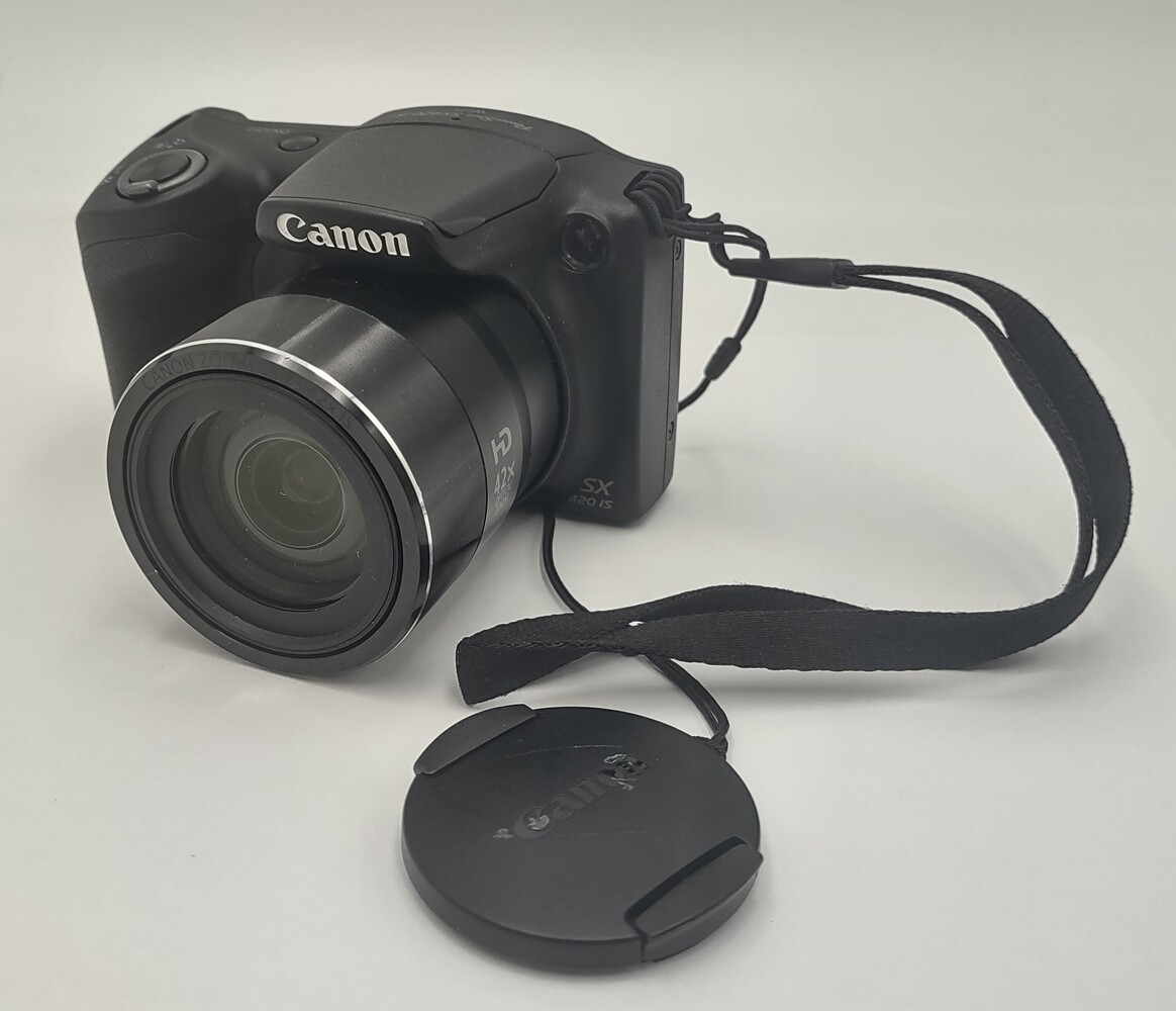 Canon PowerShot SX420 IS WiFi Digital Camera W/Charger and Manual