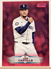 Luis Castillo - 2025 Topps Stadium Club Baseball Red Parallel #147