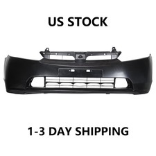 For 2006-2008 2007 Honda Civic Sedan Front Bumper Cover Primed 04711snea90zz
