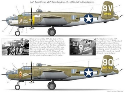 Bombshell 48-BS-003 1:48 North-American B-25J Mitchell