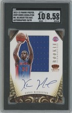 2012-13 Preferred Silhouette Khris Middleton Rookie Auto Patch /99 SGC 8.5 #309